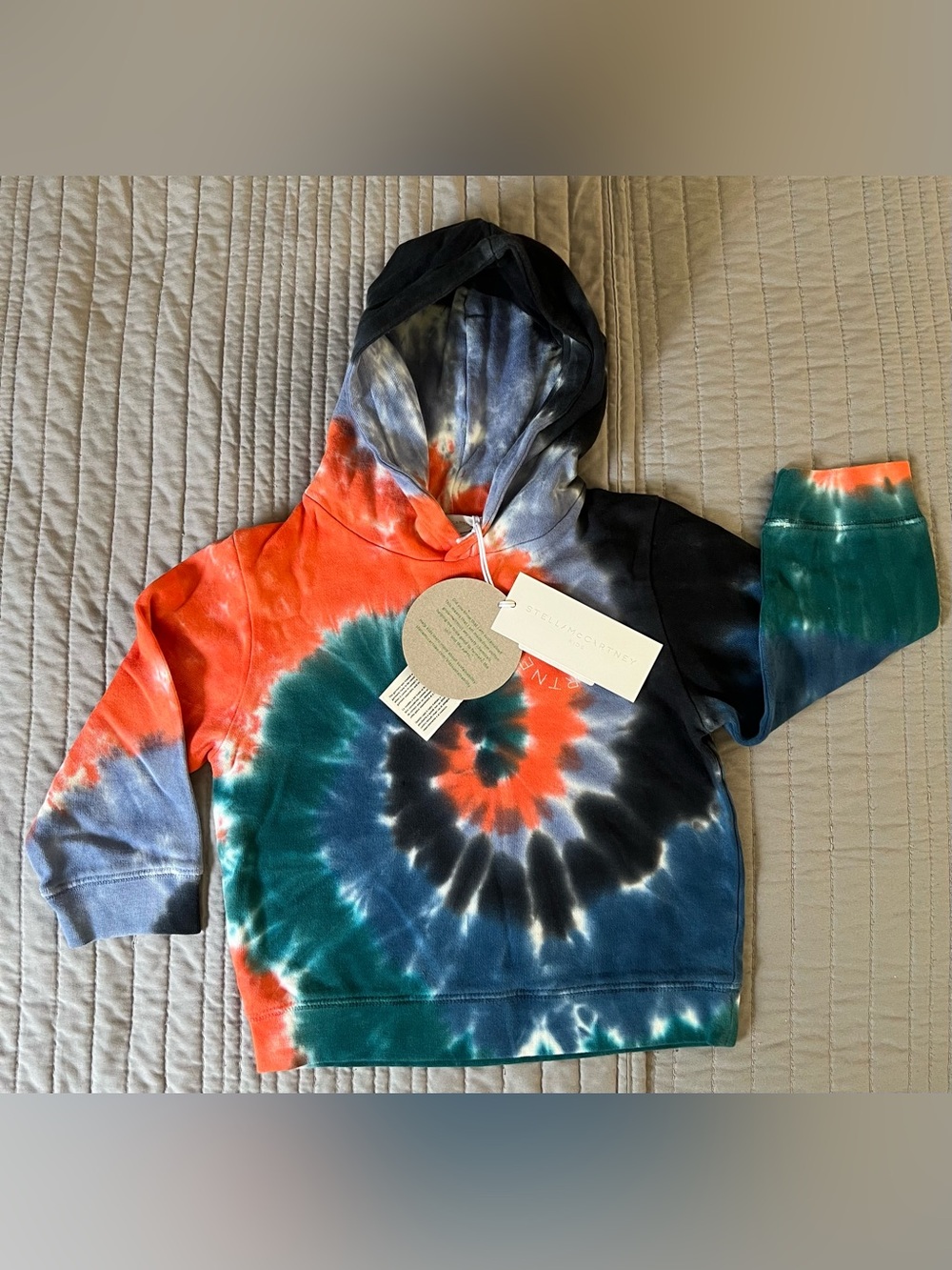 Stella McCartney Kids Spiral Tie-Dye Hoodie - 2T